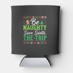 Porta-lata Seja Malandro Salve o Papai Noel Funny Natal SVG