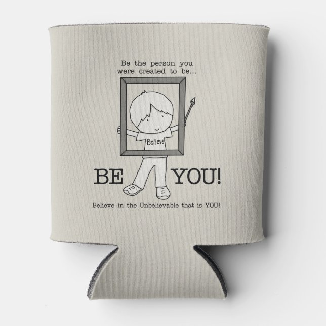 Porta-lata Seja você! (Frente)