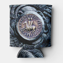 Porta-lata SELO DO MOTOR KNIGHTS, Griffins Prateados