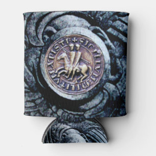 Porta-lata SELO DO MOTOR KNIGHTS, Griffins Prateados