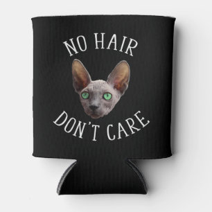 Porta-lata Sem Cabelo Não se importa com Gato Sphynx engraç
