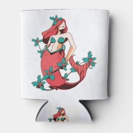 Porta-lata Sereia de Natal