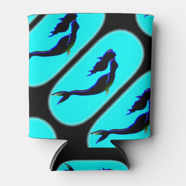 Porta-lata sereias submarinas nadando (Frente)