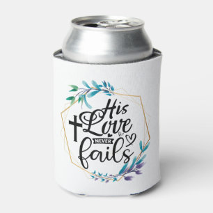 Porta-lata Seu Amor Nunca Falhe