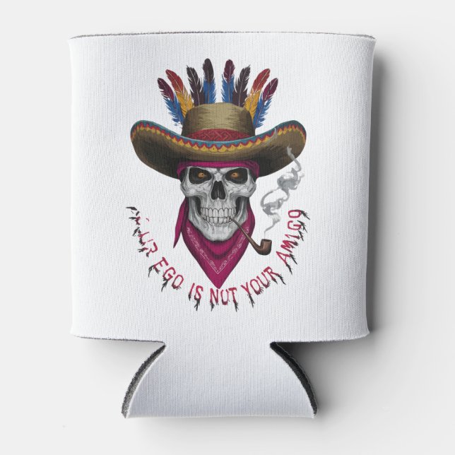 Porta-lata Seu ego não é seu amigo (Frente)