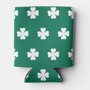 Porta-lata Shamrock Impressão Patterno, Men Women Kids, Irlan