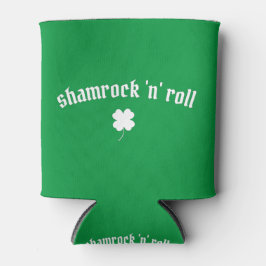 Porta-lata Shamrock n roll St Patrick's Day