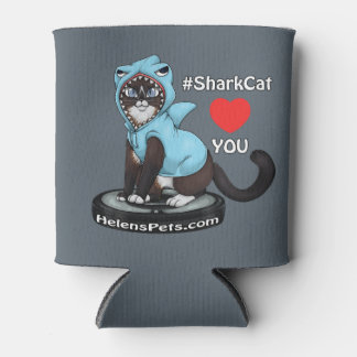 Porta-lata #SharkCat Te Ama - Pode Resfriar
