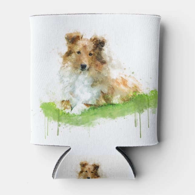 Porta-lata Shetland Sheepdog / Sheltie (Frente)