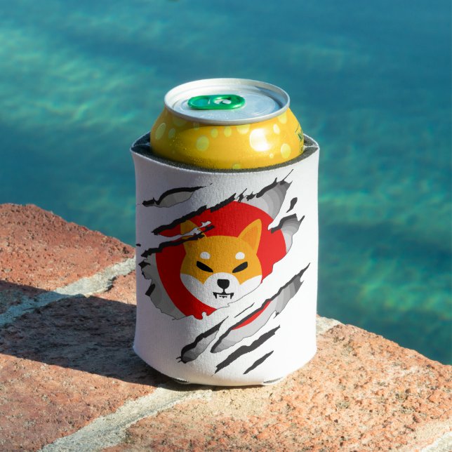 Porta-lata SHIBA INU criptomoeda - SHIBA INU Crypto SHIB (Piscina in situ)