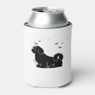 Porta-lata Shih Tzu � Halloween Moon Silhouette Classic T