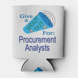 Porta-lata Shout Out para Analistas de Aquisição