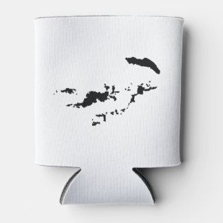 Porta-lata Silhouette das Ilhas Virgens Britânicas