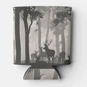 Porta-lata Silhouette Forest & Deer: Vintage