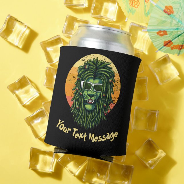 Porta-lata Simba Lion King Sua Mensagem de Texto (Verão in situ)