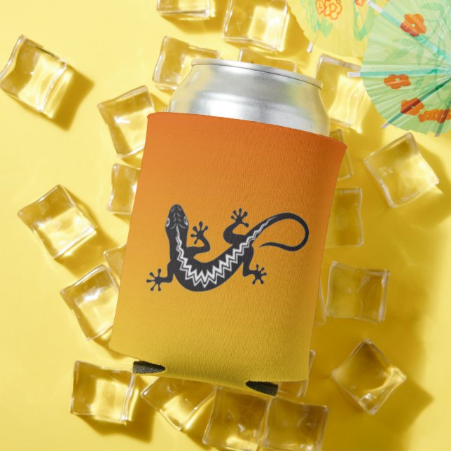 Porta-lata Símbolo Nativo Americano Lizard (Verão in situ)