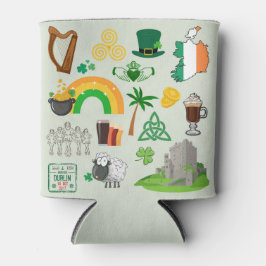 Porta-lata Símbolos da Irlanda