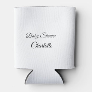 Porta-lata SIMPLES MINIMAL.CUTE ADICIONE NOME BEBÊ baby showe