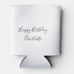 Porta-lata SIMPLES MINIMALISTA. CUTE ADICIONE NOME BEBÊ anive