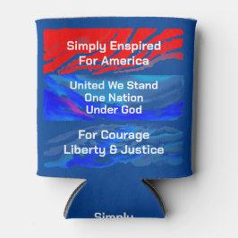 Porta-lata Simplesmente Empenhado Para A Nação América Um