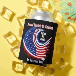 Porta-lata Simplesmente Inspirados Patriotas Orgulhosos da Am