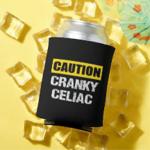 Sinal de Aviso de Celiac Engraçado de Causa