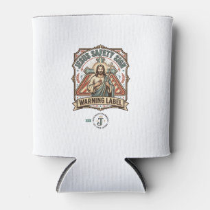Porta-lata Sinal de Segurança Jesus Etiqueta de Aviso Sinal d