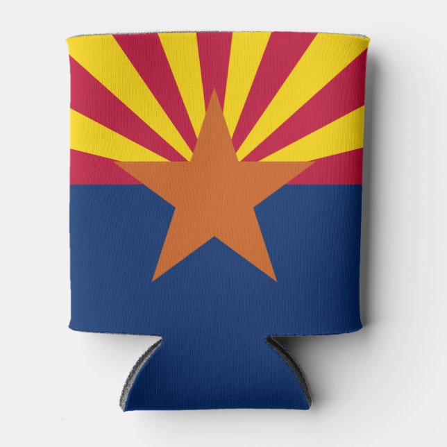 Porta-lata Sinalizador de arizona: Definindo Star Sun, O Esta (Frente)
