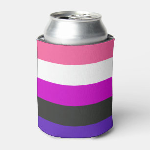 Porta-lata Sinalizador do Orgulho Genderfluido