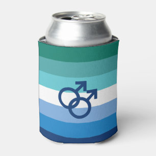 Porta-lata Sinalizador do Orgulho Maleável do Gay MLM