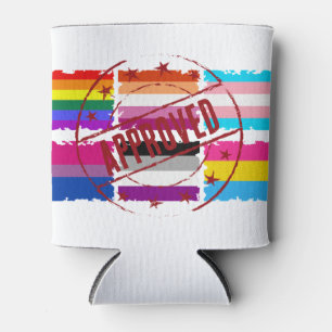 Porta-lata Sinalizadores de faixas do mês do orgulho LGBTQ