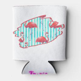 Porta-lata Sippin" Bonito: Flamingo Can Cooler