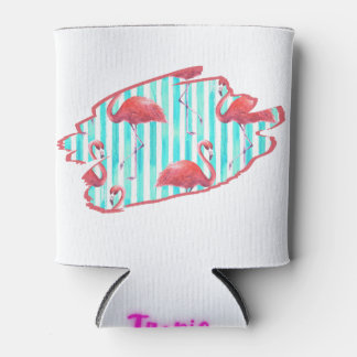 Porta-lata Sippin" Bonito: Flamingo Can Cooler