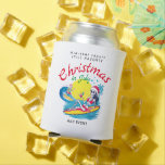 Porta-lata Skeleton Christmas em julho Beach Surf Naughn<br><div class="desc">Escolha este Skeleton Christmas em julho Praia Relatório do ano de Médio de praia Ainda modelo e comemore o Natal em julho com a família e amigos. Personalize o design com os detalhes do seu evento e solicite seu Natal em convites e suprimentos de festas de julho agora.</div>