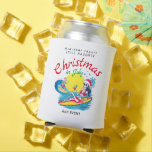 Porta-lata Skeleton Christmas em julho Beach Surf Naughn<br><div class="desc">Escolha este Skeleton Christmas em julho Praia Relatório do ano de Médio de praia Ainda modelo e comemore o Natal em julho com a família e amigos. Personalize o design com os detalhes do seu evento e solicite seu Natal em convites e suprimentos de festas de julho agora.</div>