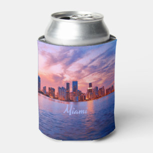Porta-lata Skyline City da Flórida de Miami