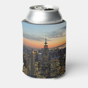 Porta-lata Skyline do alvorecer de New York