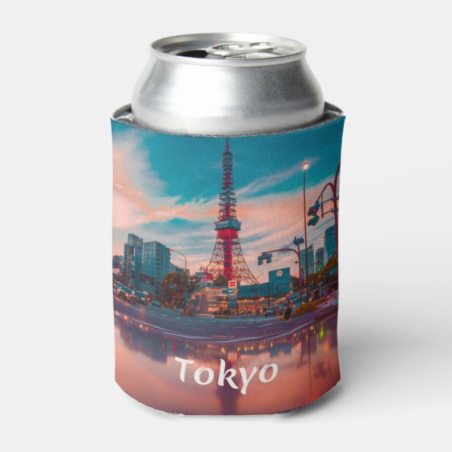 Porta-lata Skytree Cidade do Japão em Tóquio (Can Front)