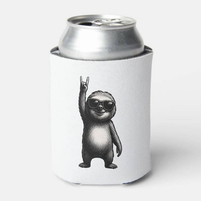 Porta-lata Sloth Rocking Dance (Can Front)