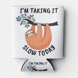 Porta-lata Sloth, vou atrasar hoje