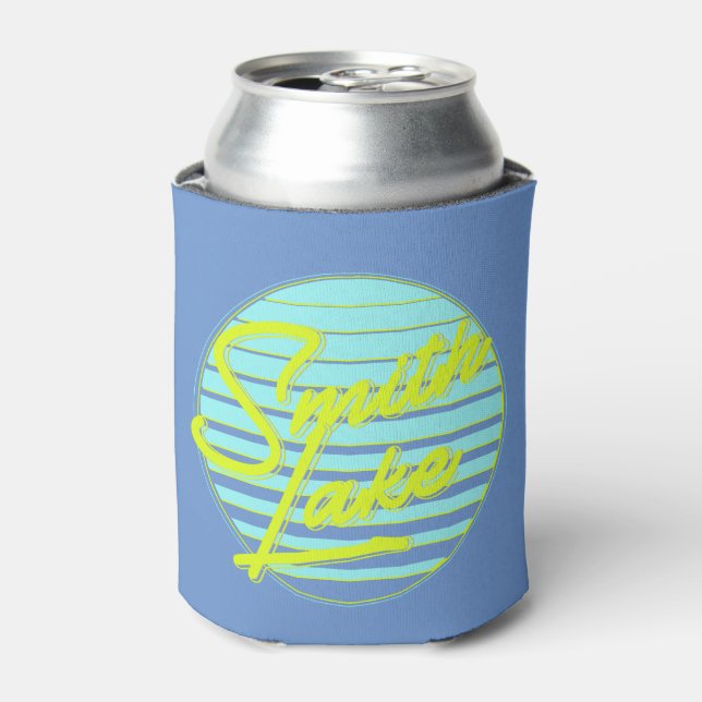 Porta-lata Smith Lake Retro Neon Can Cooler (Can Front)