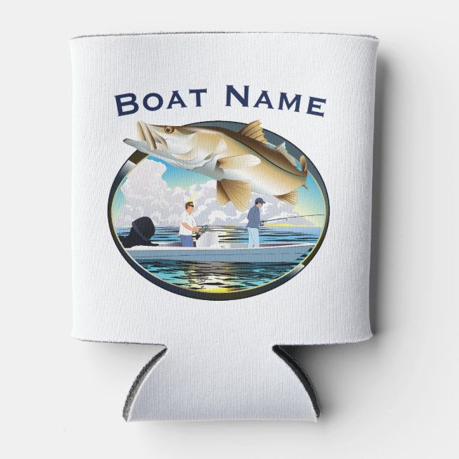 Porta-lata Snook Fish Sunset Trucker Hat (Frente)