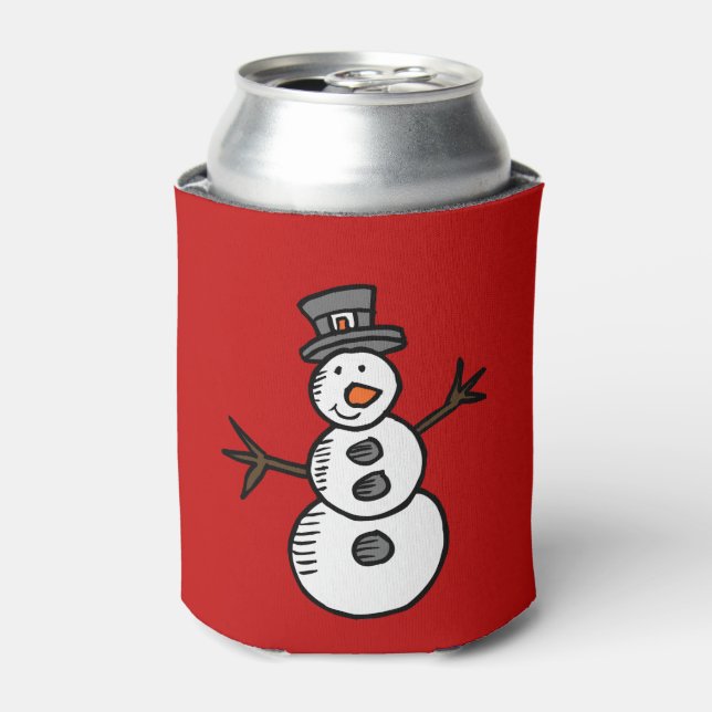 Porta-lata Snowman (Can Front)