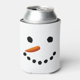 Porta-lata Snowman Face Can Cooler