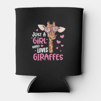 Porta-lata Só Uma Menina Que Ama Girafas