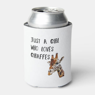 Porta-lata Só Uma Menina Que Ama Girafas Bestiçadas