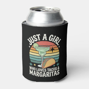 Porta-lata Só Uma Rapariga Que Ama Tacos E Margarita Mexicano