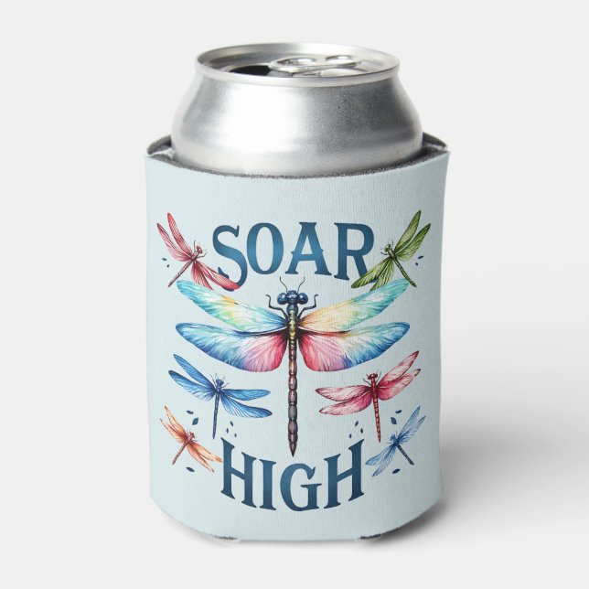 Porta-lata Soar High - Dragonfly Artística (Can Front)