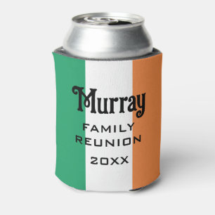 Porta-lata Sobrenome Irlandês Nome Personalizado