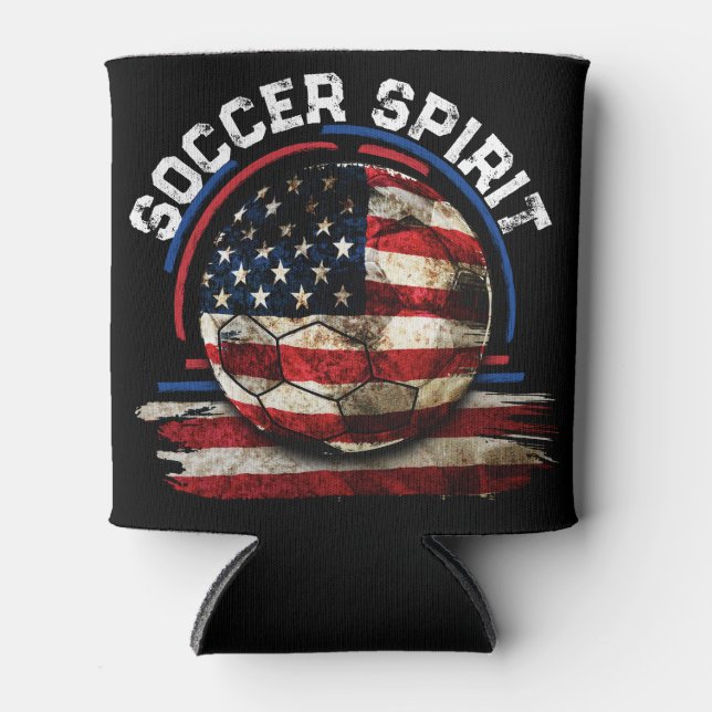 Porta-lata Soccer Spirit USA, Futebol Nacional (Frente)